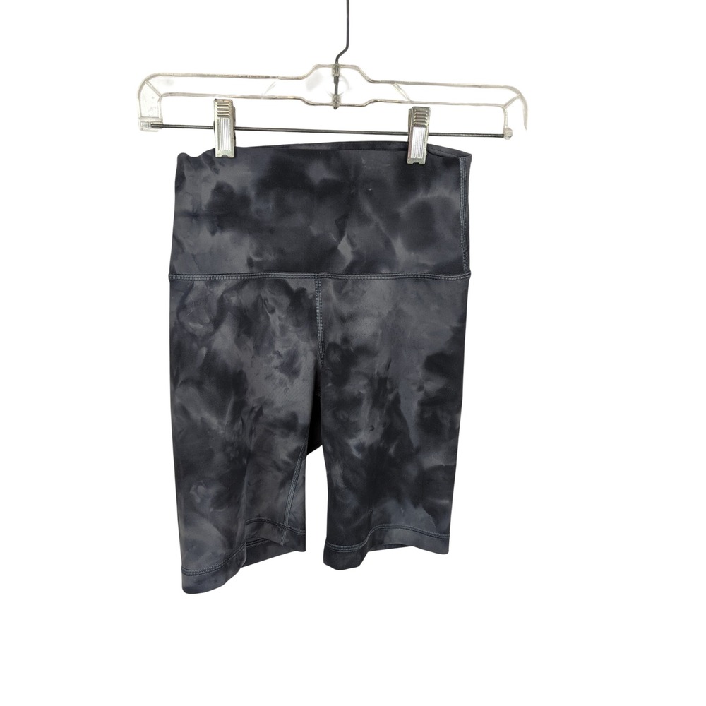 Lululemon Align High-Rise Short 8 Diamond Dye Graphite Grey Bronze Green Size 4